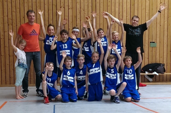 BG Viernheim/Weinheim, 4. Platz bei der Landesmeisterschaft Basketball U12 2014